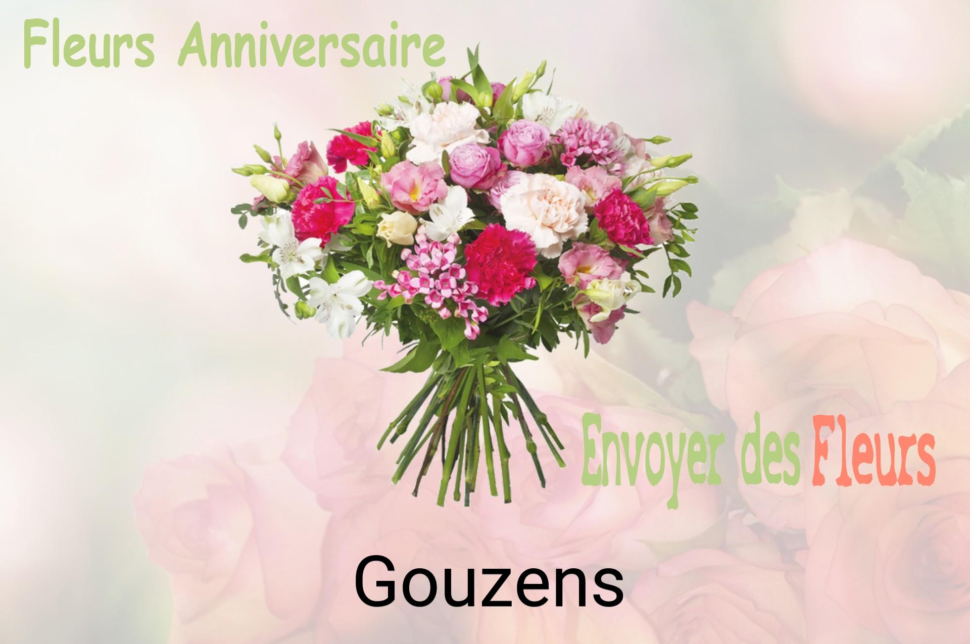 Bouquet de fleurs d’anniversaire livré à Gouzens